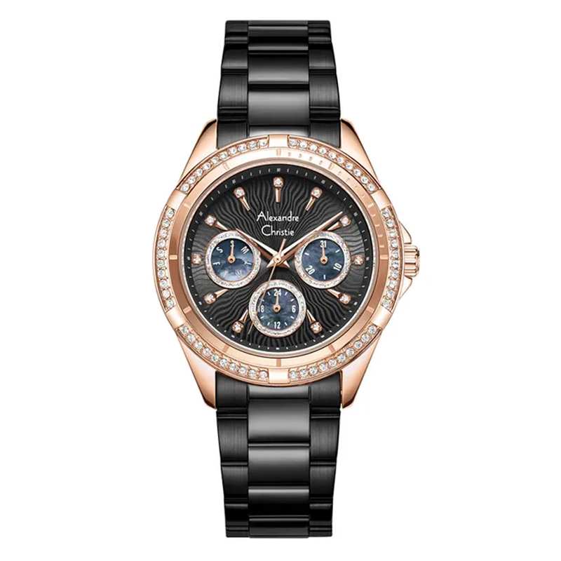 Alexandre Christie AC 2644 Rosegold Black One BFBBRBA1