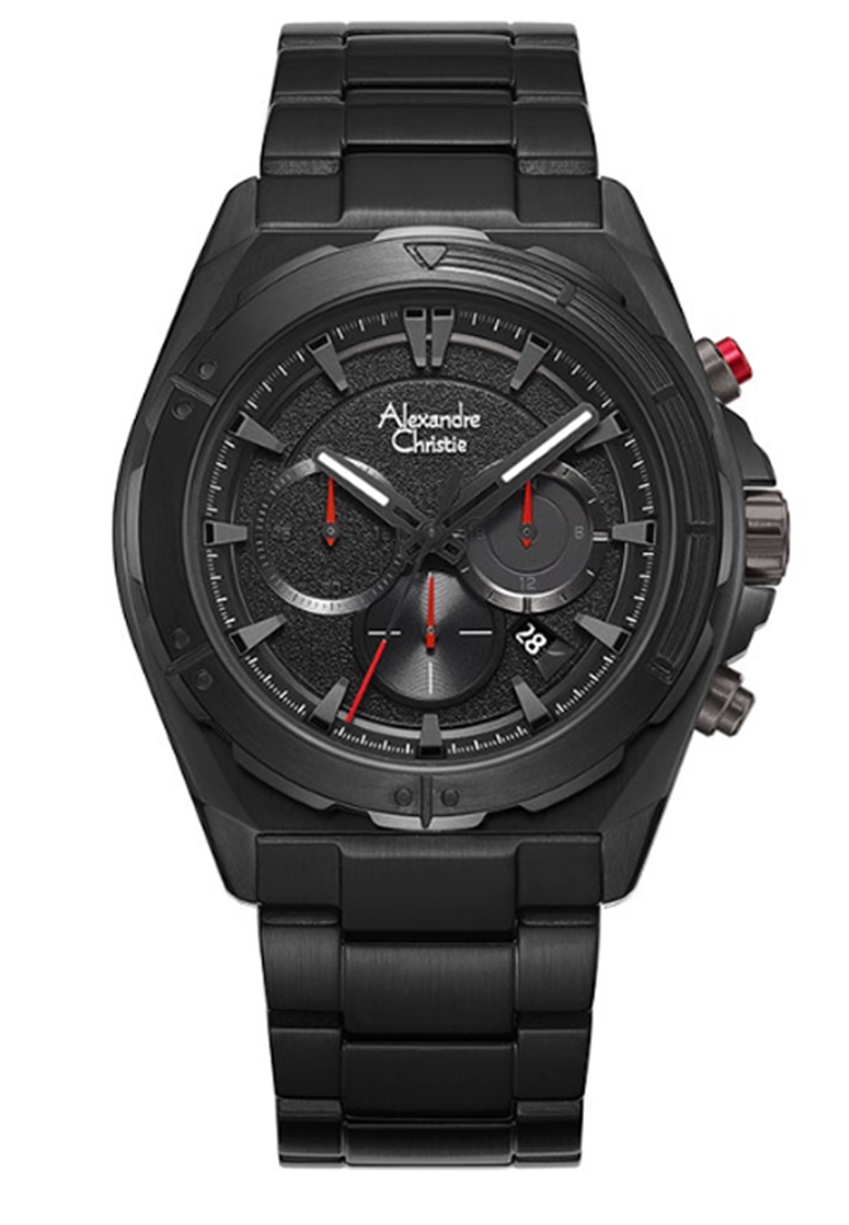 ALEXANDRE CHRISTIE AC 6664 FULL BLACK RED MCBIPBARE