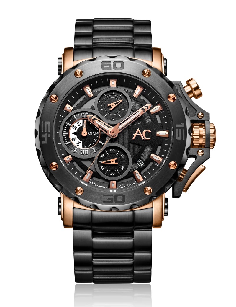 Alexandre Christie Jam Tangan Pria Alexandre Christie Collection AC 9205 MC BBRBA Stainless Steel
