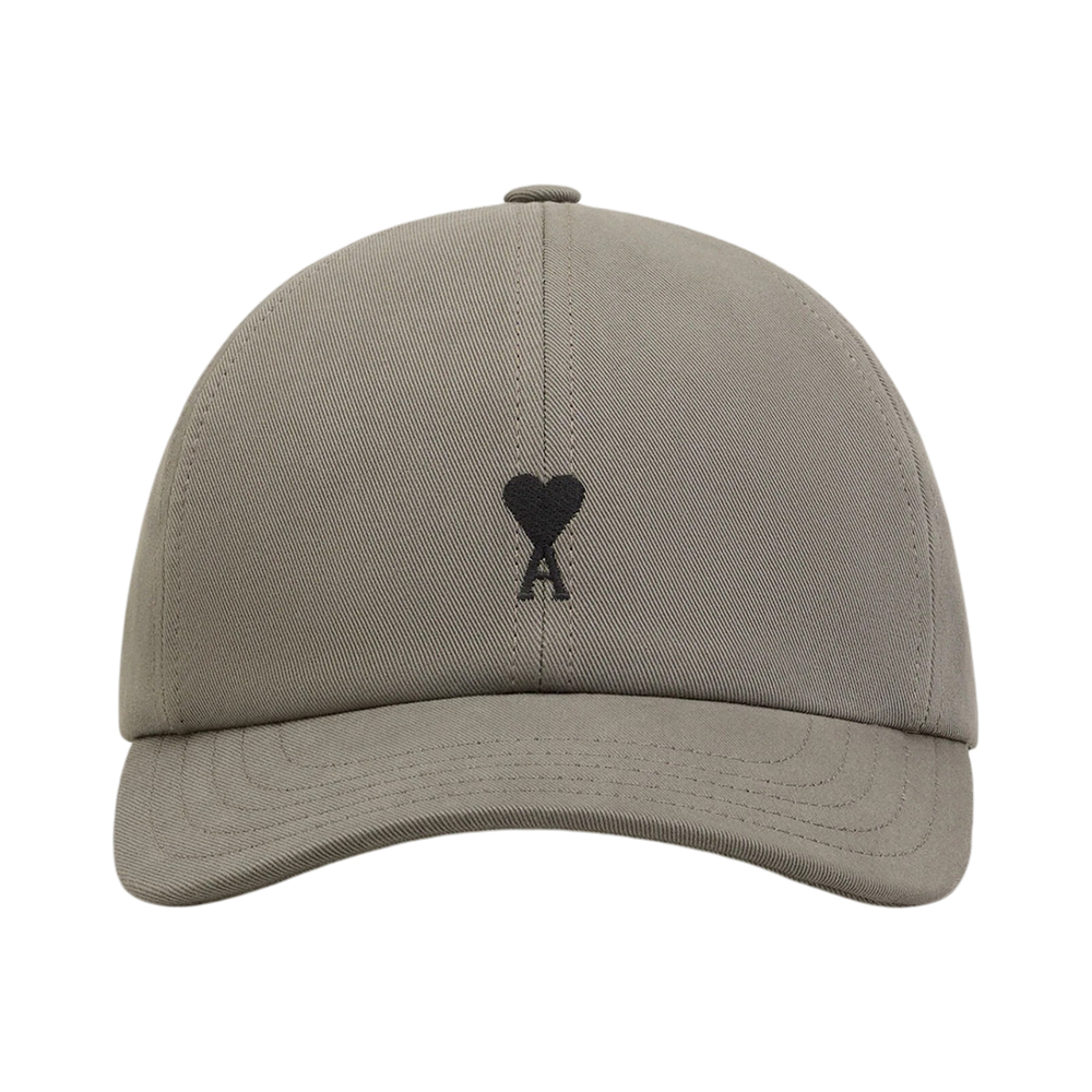AMI Paris Ami De Coeur Embroidery Cap Carbon