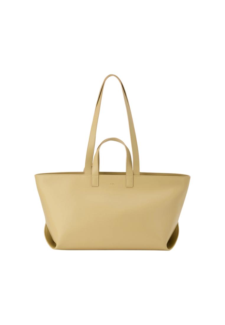A.p.c. Drummer Bag Smooth Leather Beige Fonce