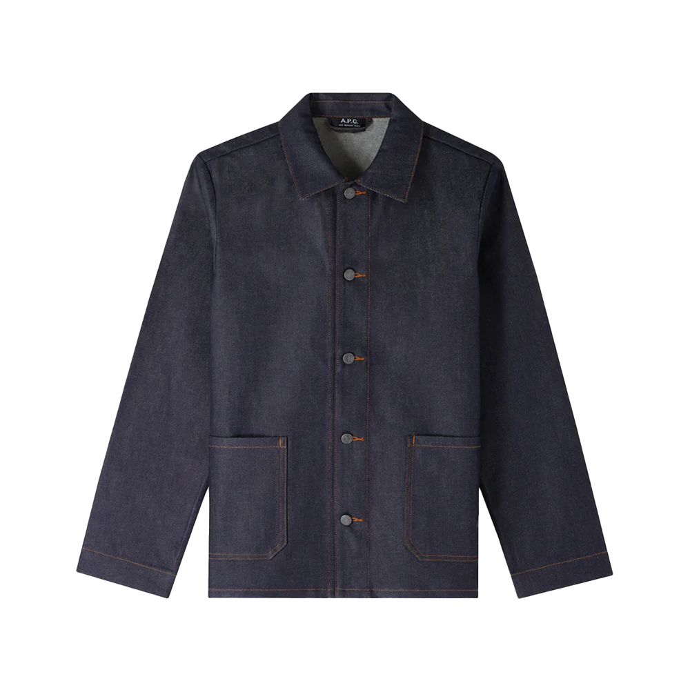A.p.c. Kerlouan Jacket Indigo Denim