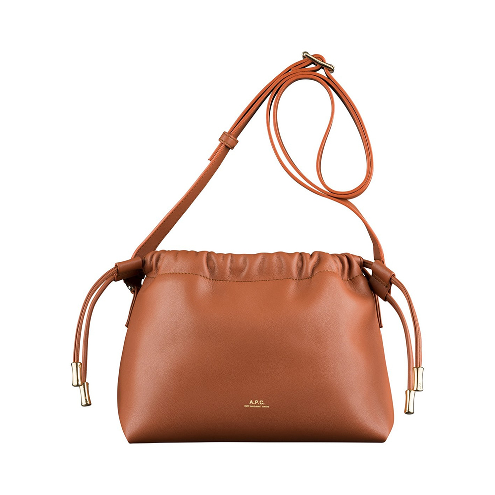 A.p.c. Ninon Mini Crossbody Bag Nut Brown