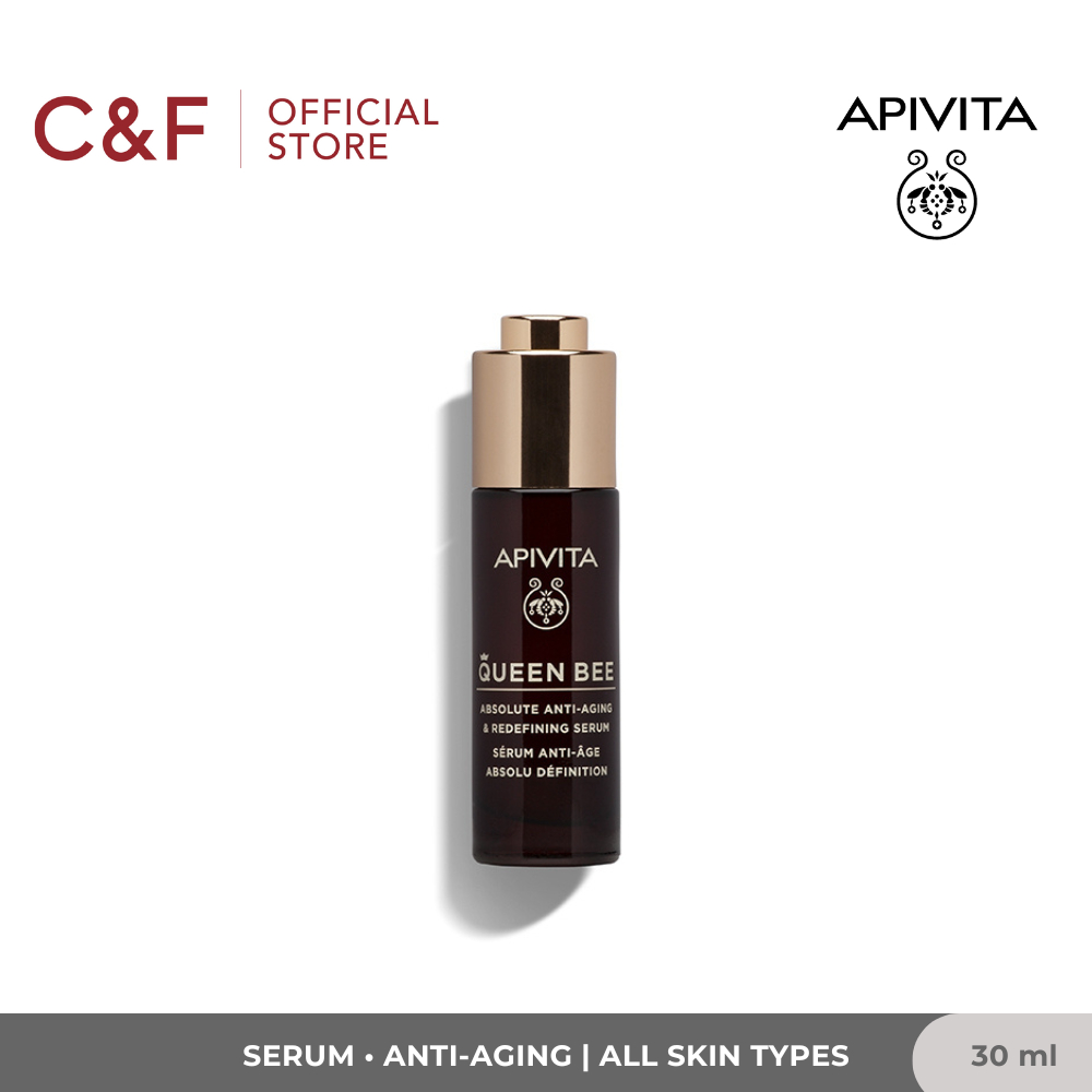 Apivita Queen Bee Absolute Anti-Aging & Redefining Serum 30 ml | Serum Anti Aging Mengurangi Kerutan