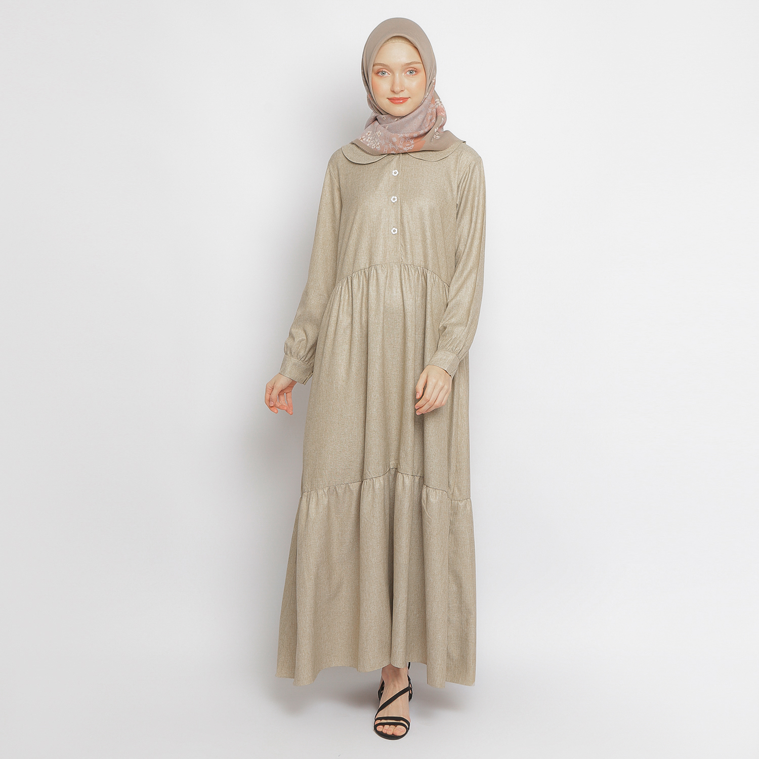 Arafah Gamis Wanita GMS 03 Cream