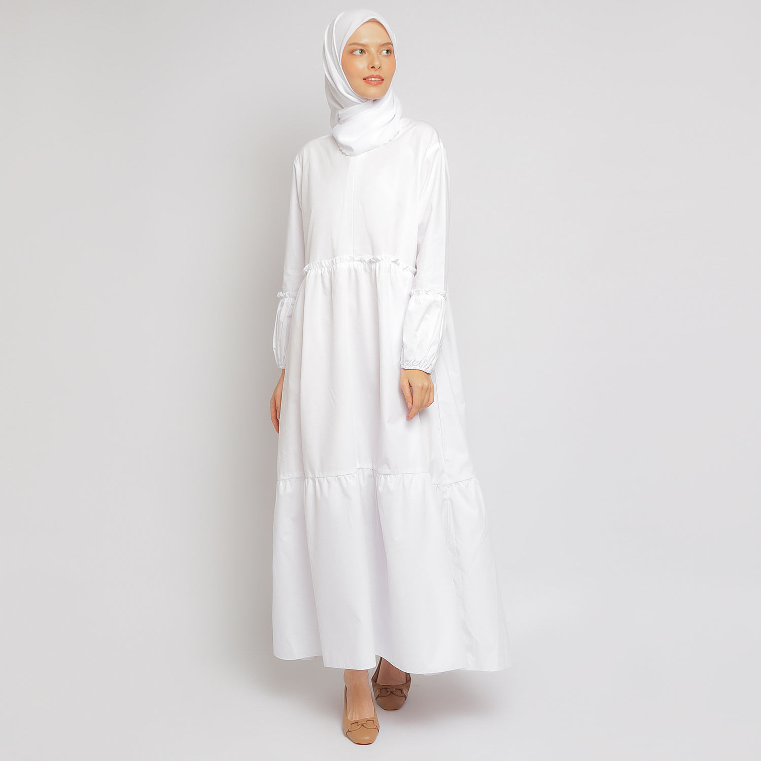 Arafah Gamis Wanita 02 White