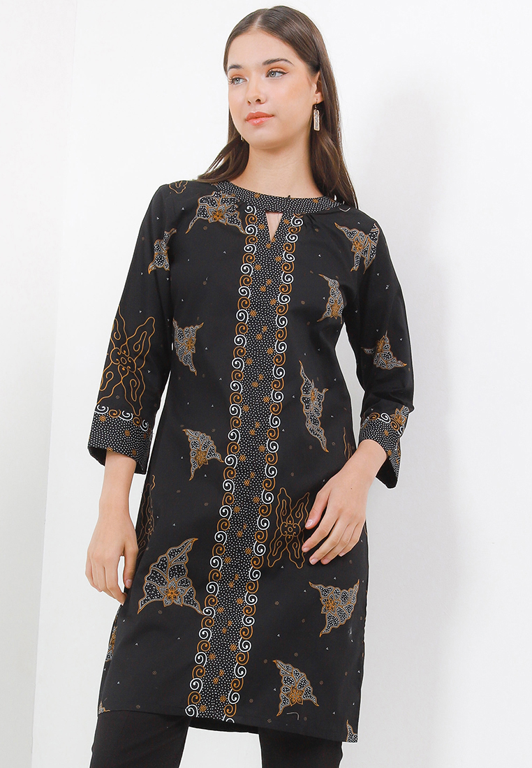 ARJUNA WEDA Tunik Batik Mega Mendung Keongan