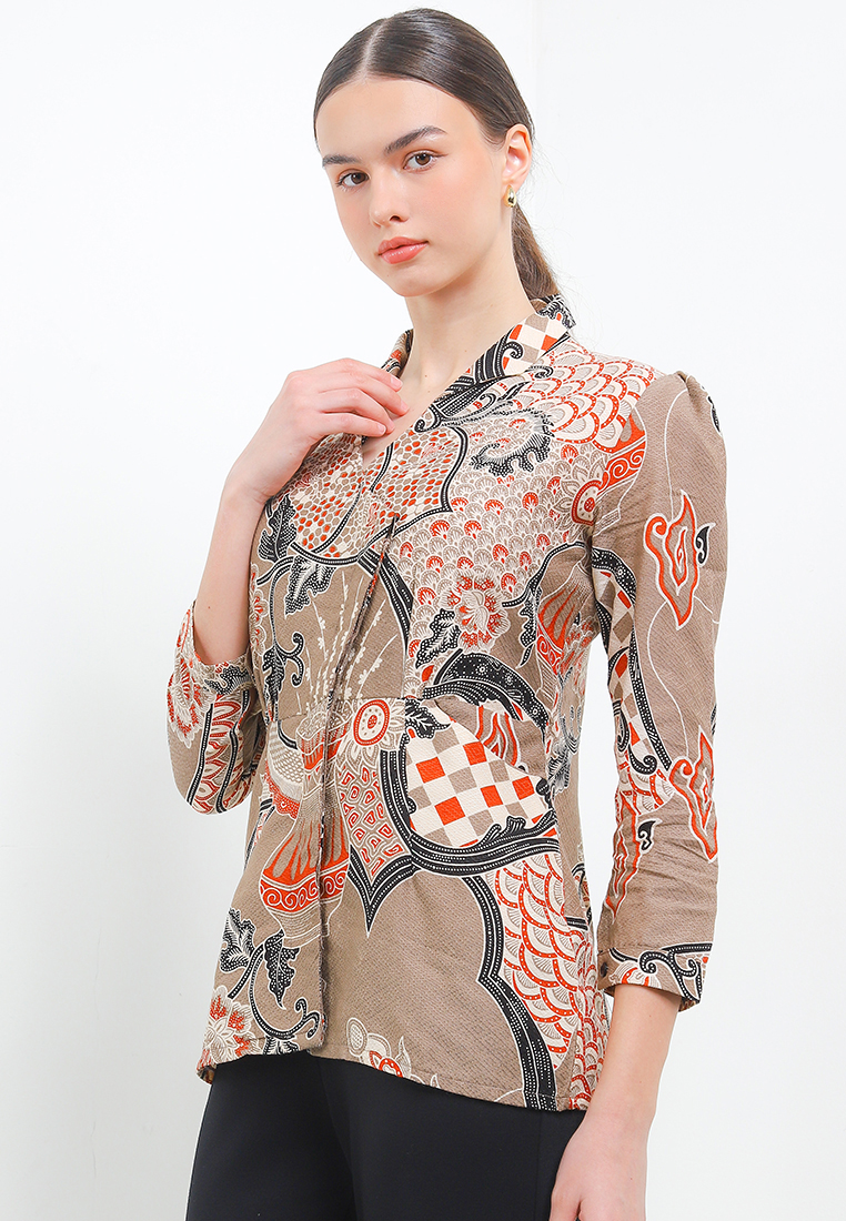 ARJUNA WEDA Blouse Batik Sawat Sisik Naga