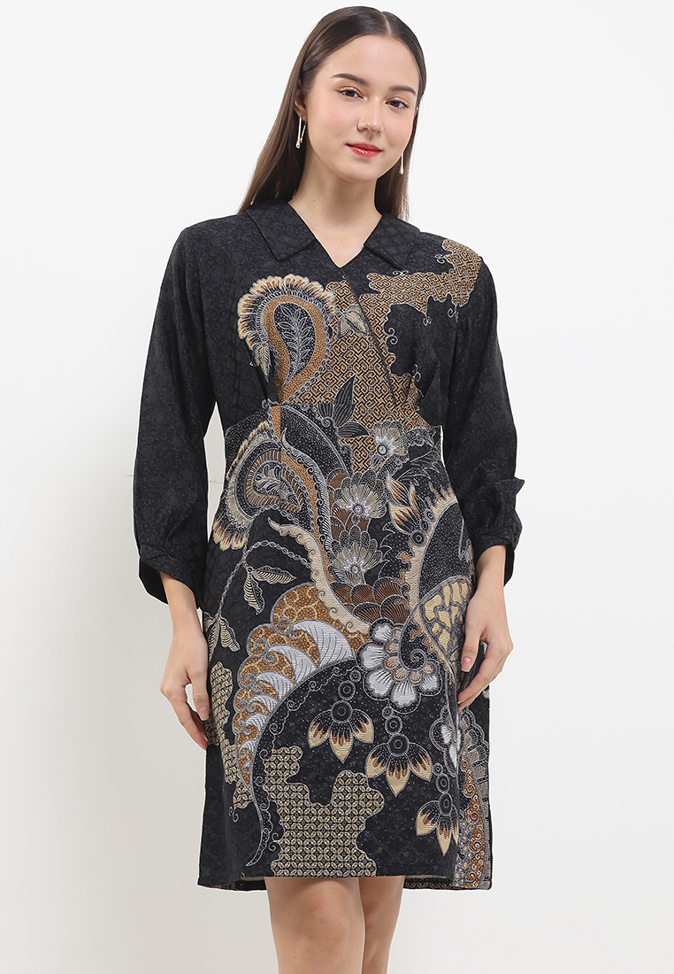 ARJUNA WEDA Sackdress Batik Modern