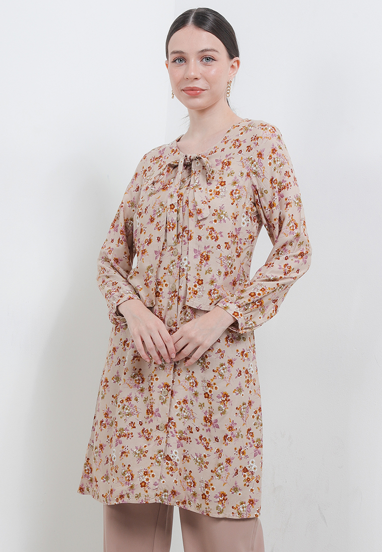 ARJUNA WEDA Tunik Motif Bunga