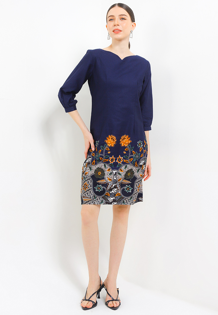 ARJUNA WEDA Sackdress Batik Bunga Matahari