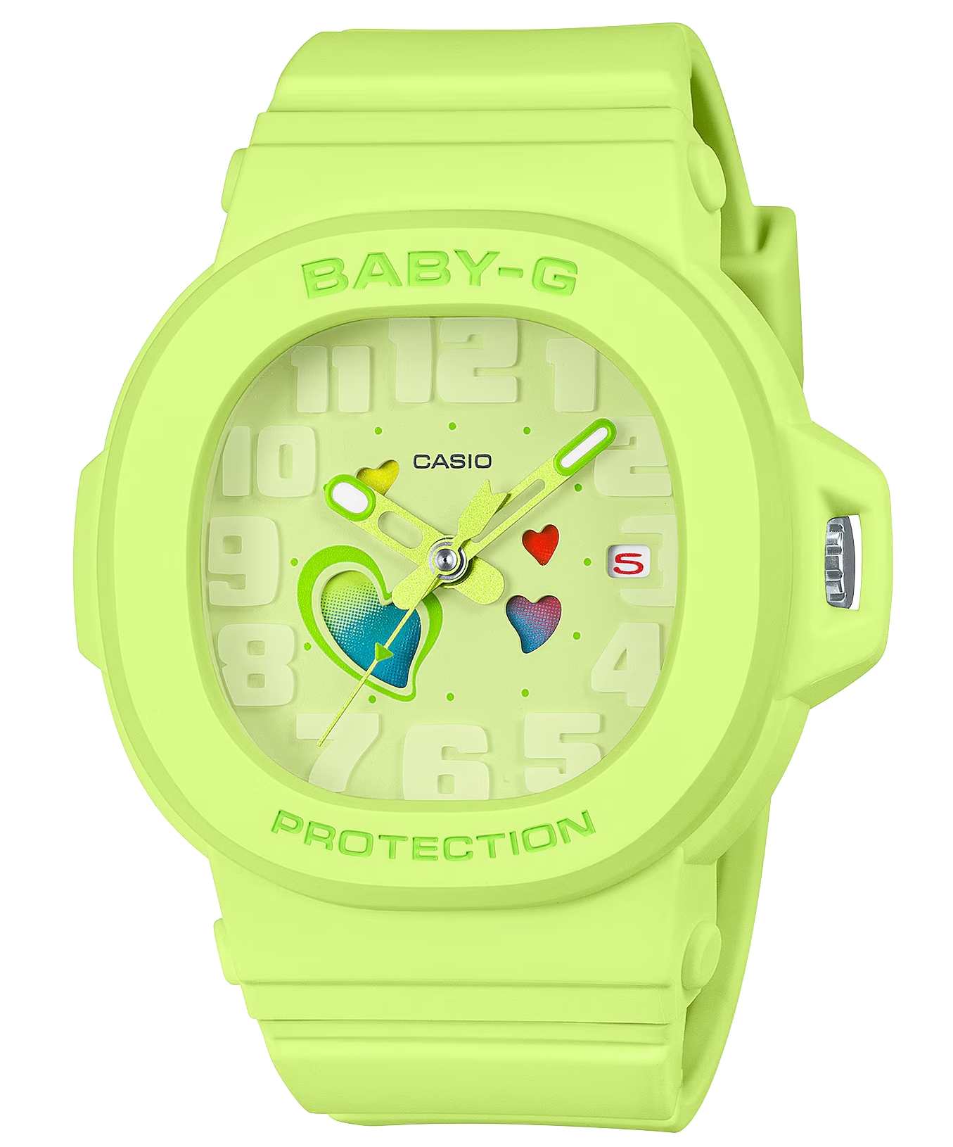BABY-G Women BGA-10-3A Baby-G Analog Resin Green