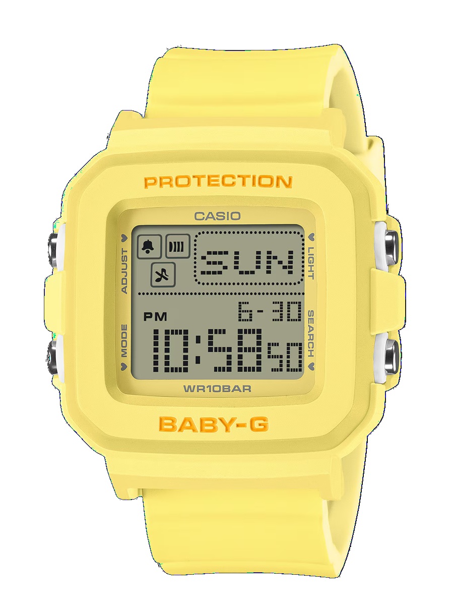 Baby-G Casio Baby-G BGD-10KH-9 Yellow Resin Digital