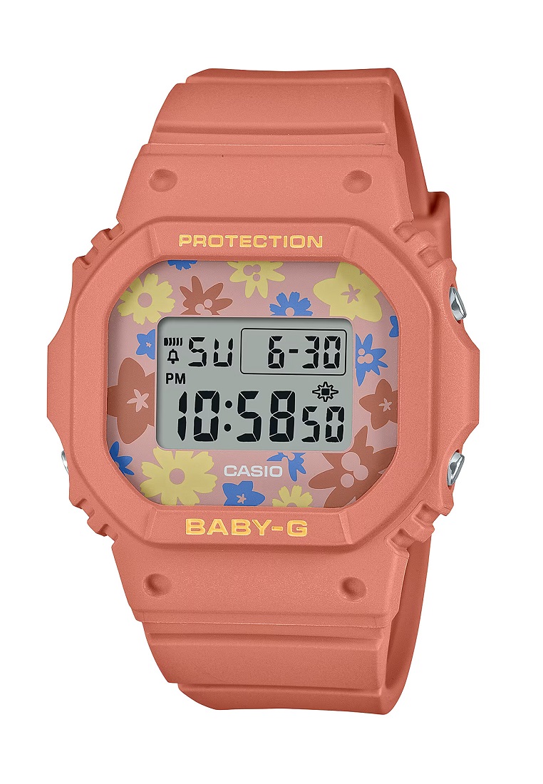 BABY-G Women BGD-565RP-4DR Orange Retro