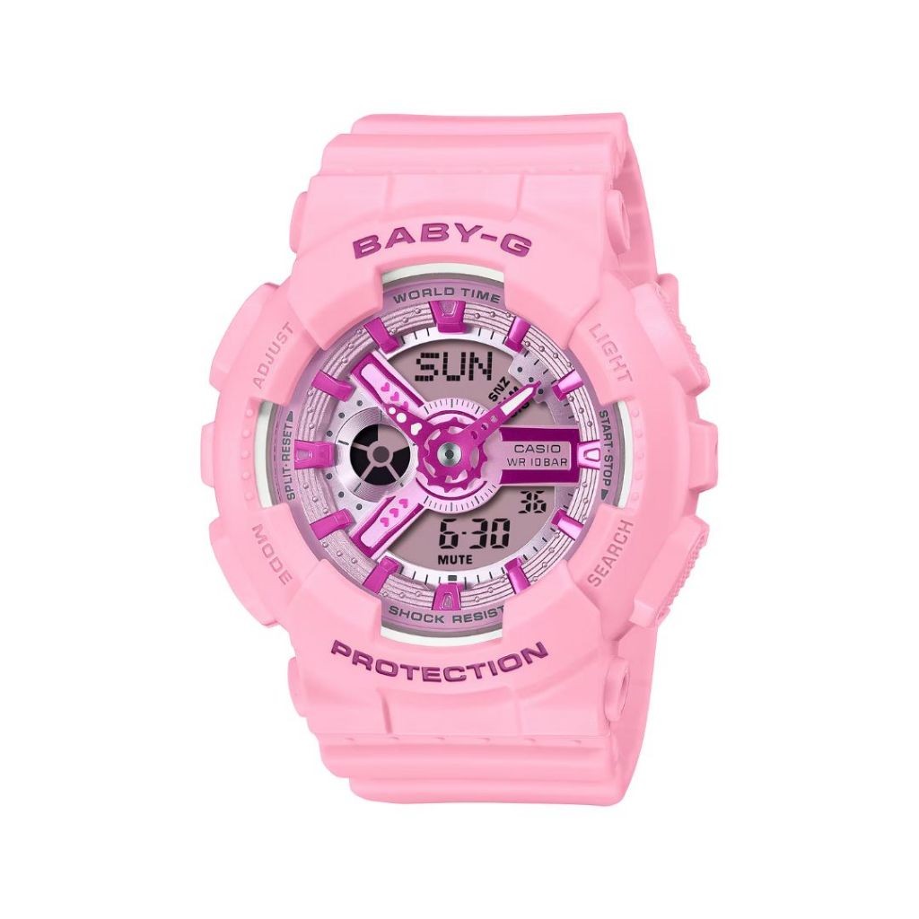 Baby-G Casio Baby-G Jam Tangan Wanita dengan format Analog Digital BA-110YK-4ADR