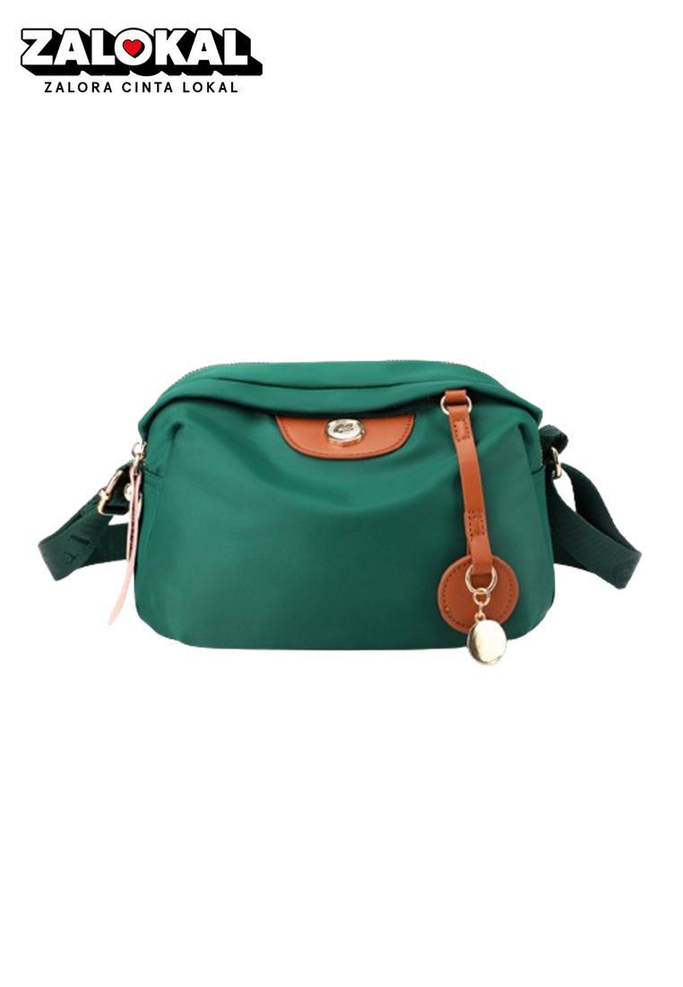 Baellerry Tas Selempang Sling Bag Wanita Shoulder Bag Wanita BAEOS ORIGINAL - Green Army