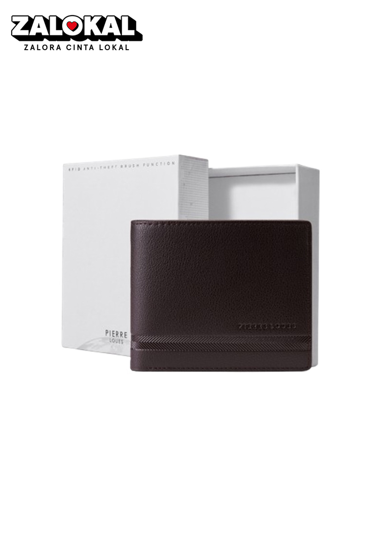 Baellerry Dompet Lipat Pria Pendek Barnett Wallet Bahan Kulit PU Leather Premium BAEOS ORIGINAL - Br
