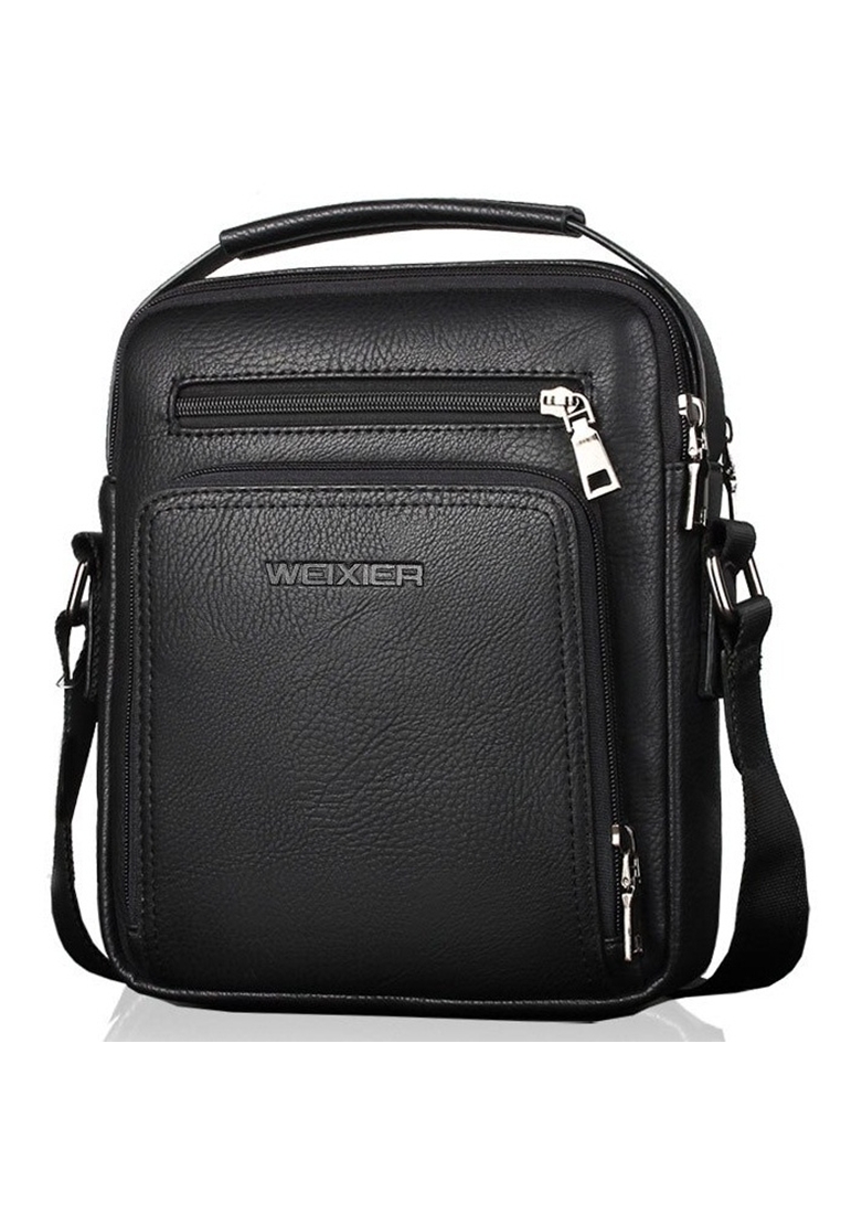 Baellerry WEIXIER Tas Selempang Kasual Pria Messenger Bag Material PU Leather ORIGINAL