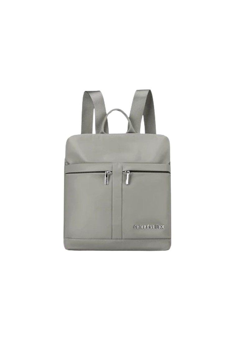 Baellerry Tas Ransel Wanita COLORFUL FOX Backpack Wanita Tas Bahan Anti Air BAEOS