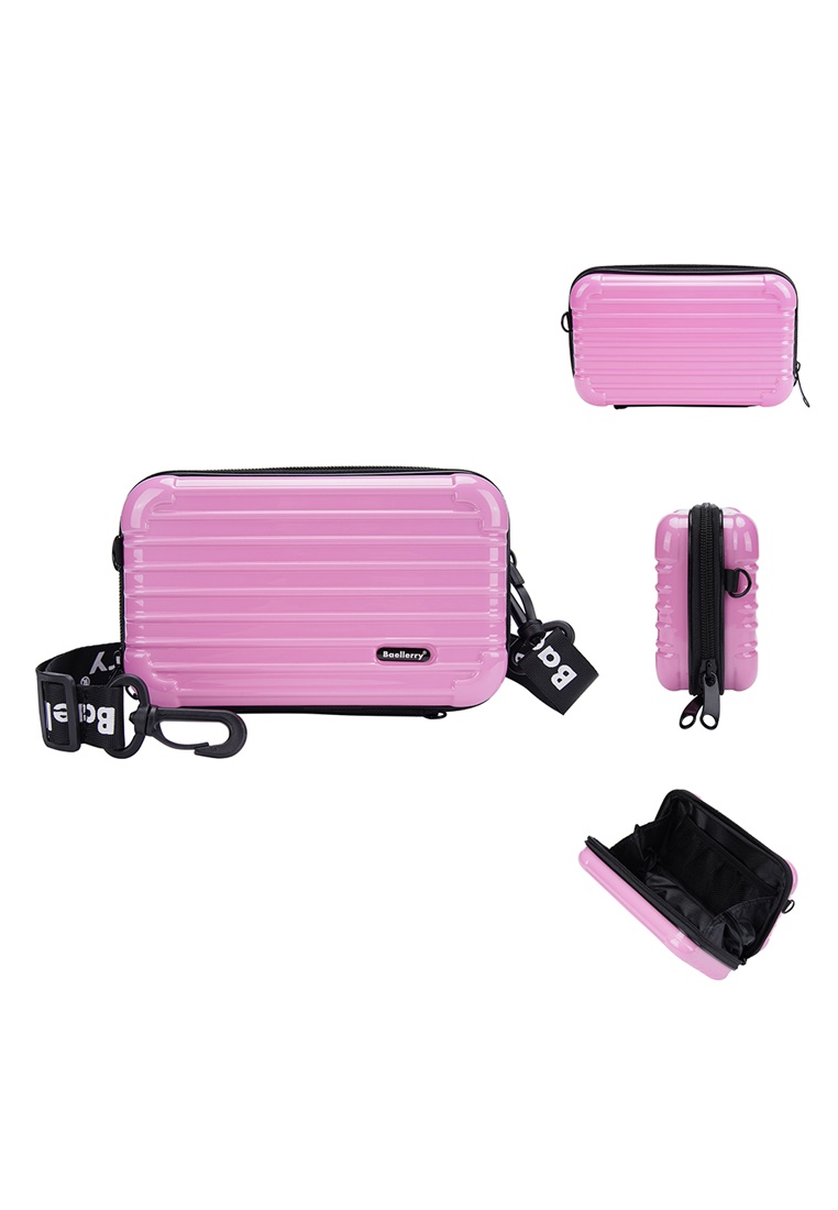Baellerry Tas Selempang Wanita Tas Handphone Sling Bag ORIGINAL - Pink