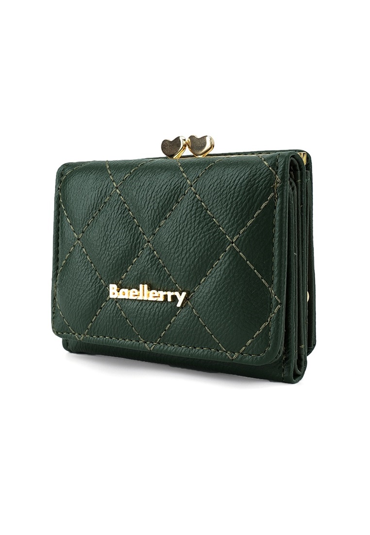 Baellerry Dompet Wanita Lipat Pendek Bahan Kulit PU Leather ORIGINAL