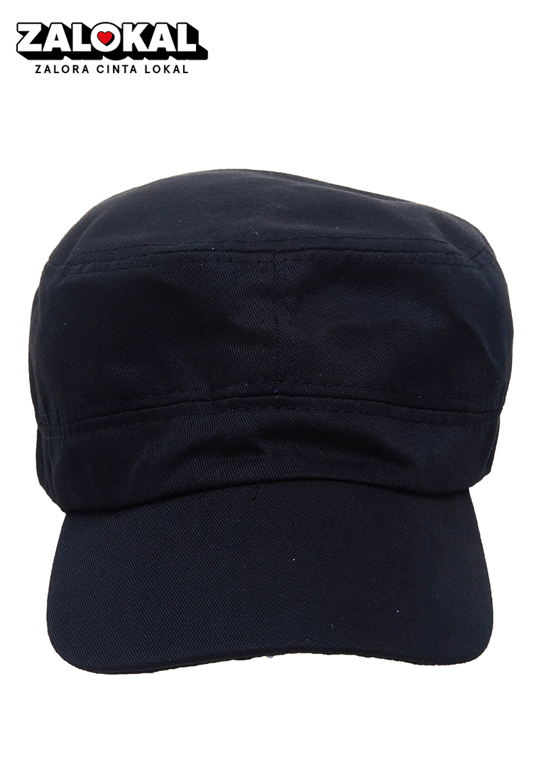 Baellerry Topi Kasual Flat Top Komando City Hunter Material Cotton ORIGINAL