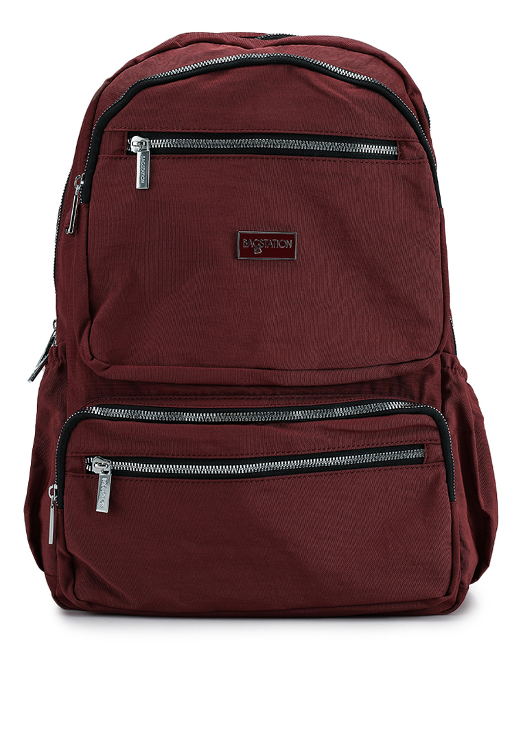 Bagstation Metallic Series Crinkle Nylon Backpack