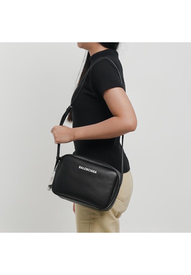 BALENCIAGA Tas BALENCIAGA TEXT WHITE BLACK SHOULDER BAG 100% ORIGINAL