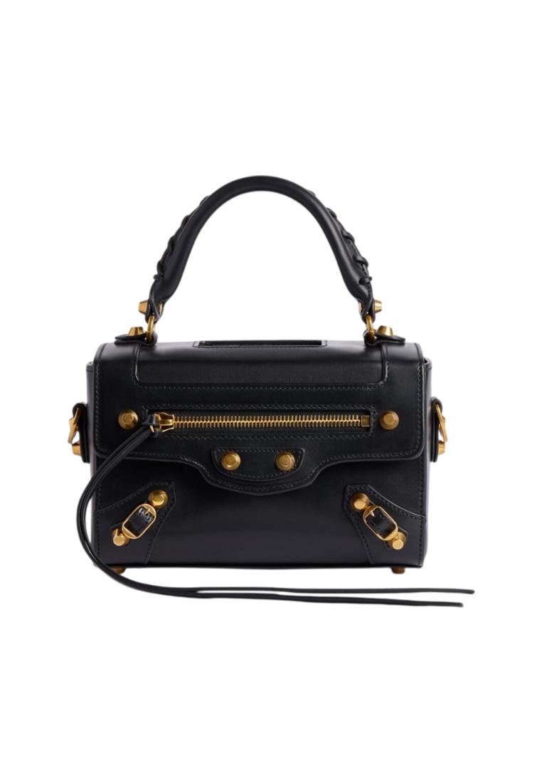 Balenciaga Le City Sleek Box Bag Leather Black