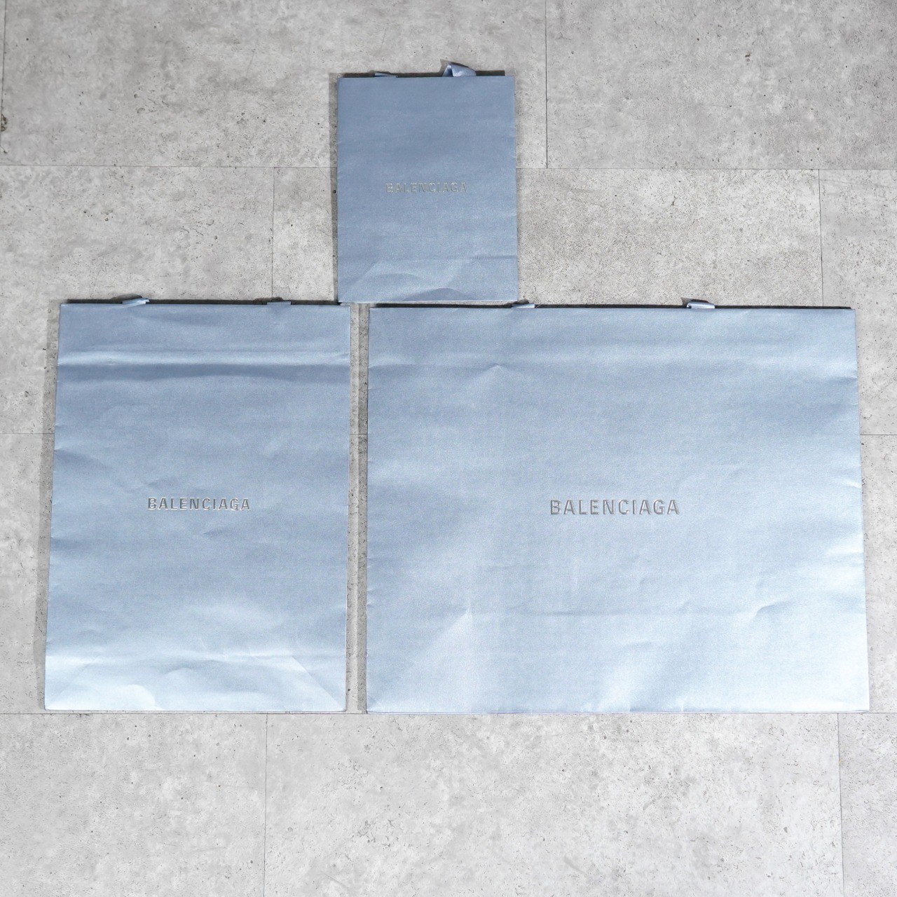 Balenciaga Tas PAPER BAG BALENCIAGA HANDLE GREY 100% ORIGINAL