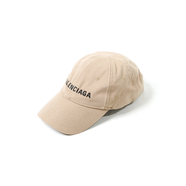 Balenciaga Topi BALENCIAGA TEXT BLACK BEIGE CAP 100% ORIGINAL