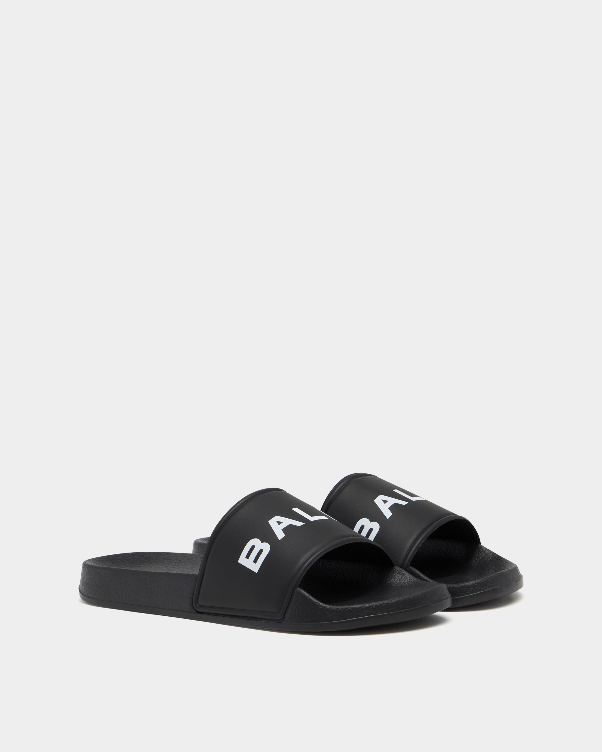 Bally Summer Slide In Rubber - Black