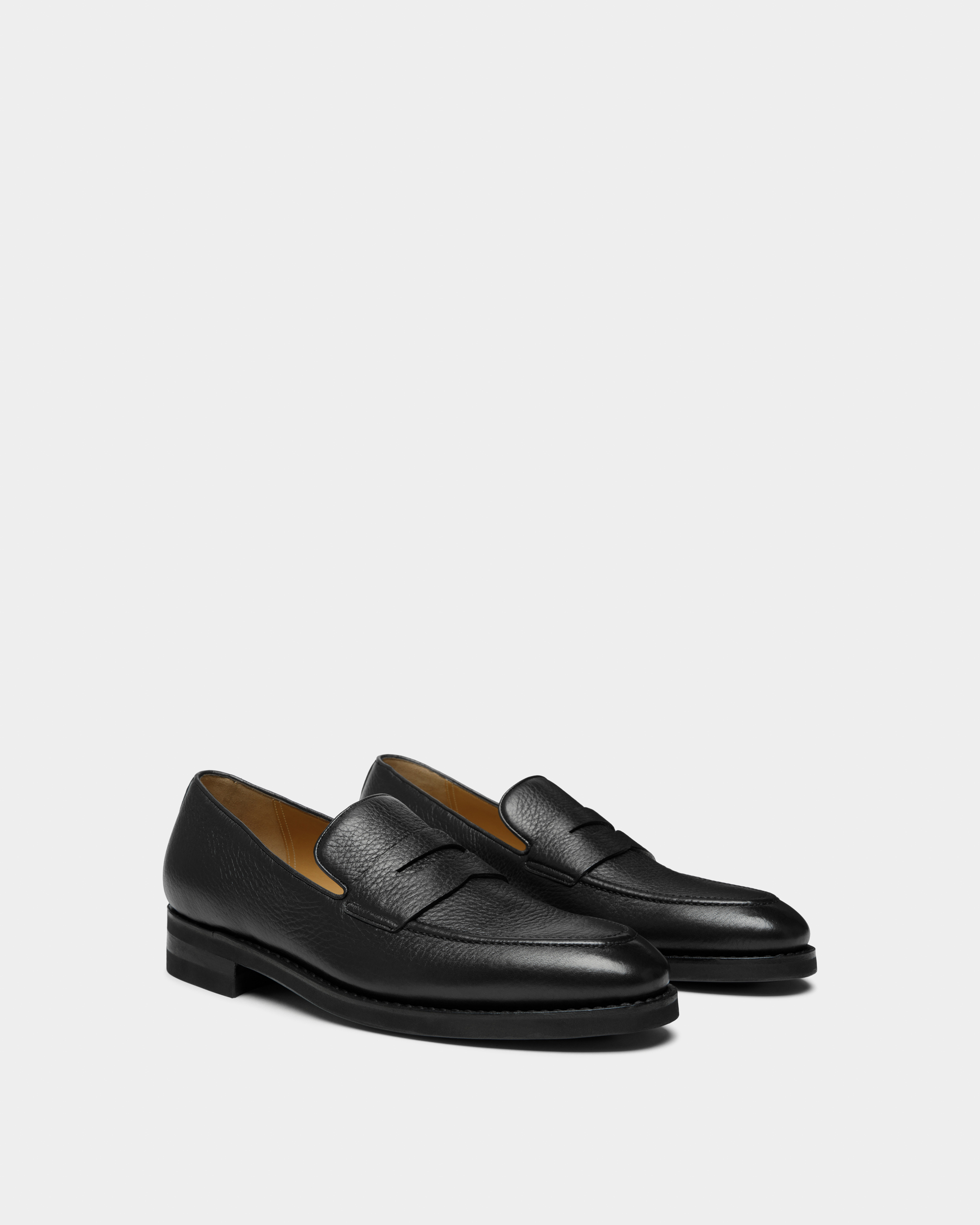 Bally Samius-R Loafer in Deer Leather - Black