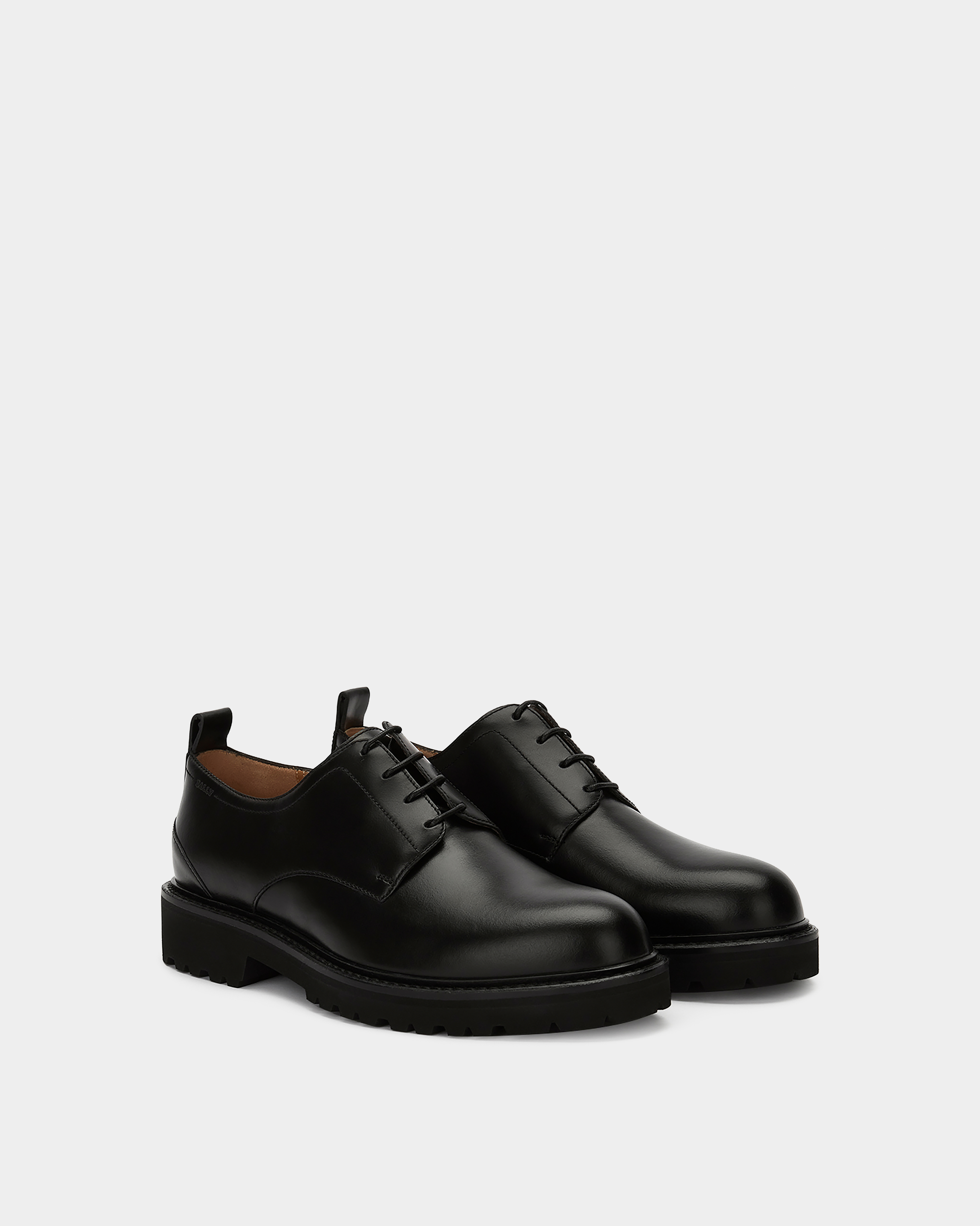 BALLY Brixton O Leather Espardilles - Black