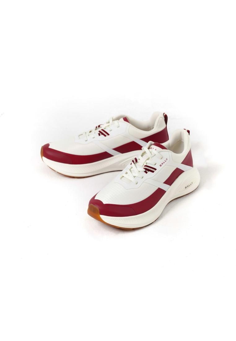 BALLY Sepatu BALLY RUNNING RED WHITE SNEAKER 100% ORIGINAL