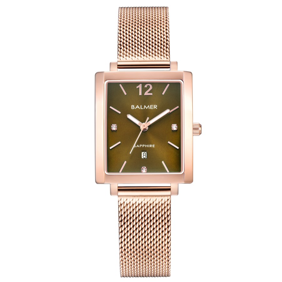Balmer 8165 Coklat Rantai Pasir Rosegold Cewek