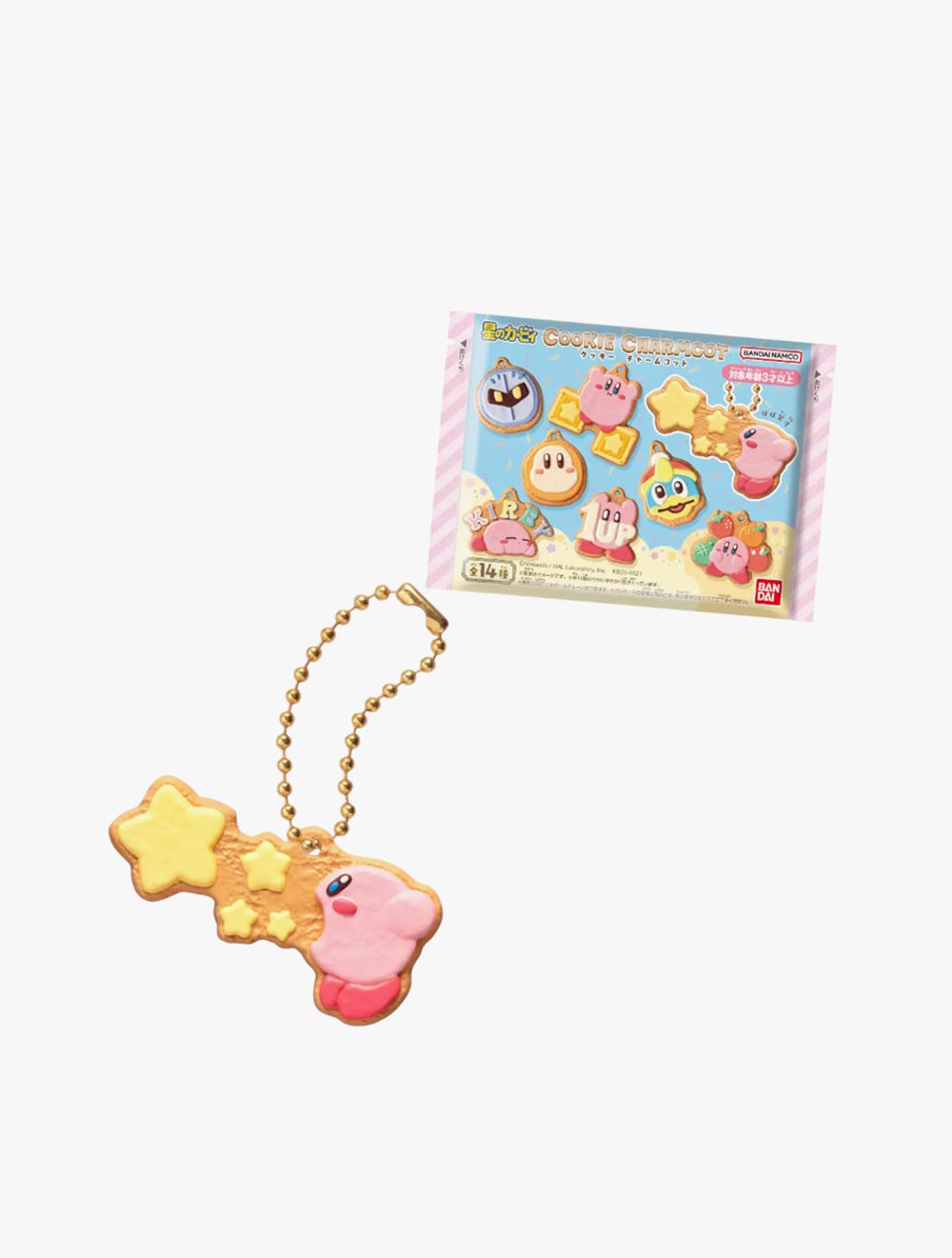 BANDAI CANDY - KIRBY COOKIE CHARMCOT W/O GUM