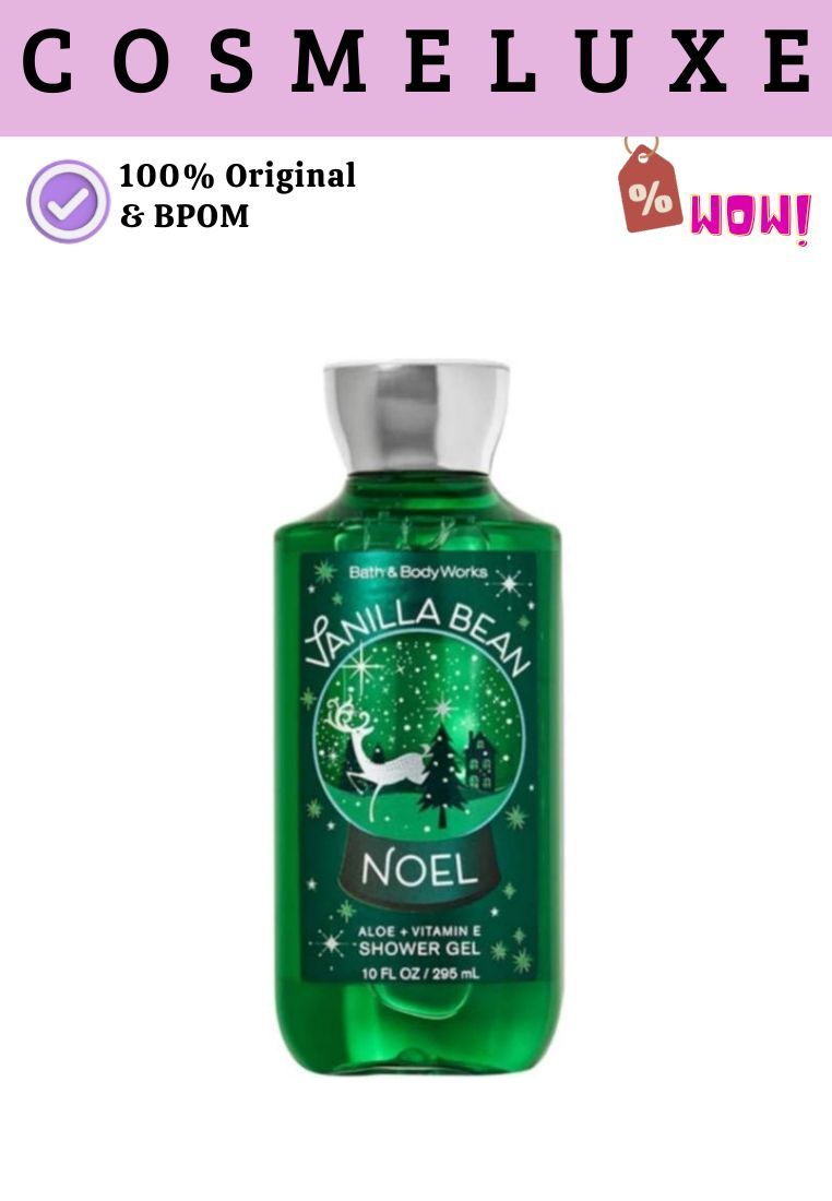 Bath and Body Works BBW Shower Gel Vanilla Bean Noel