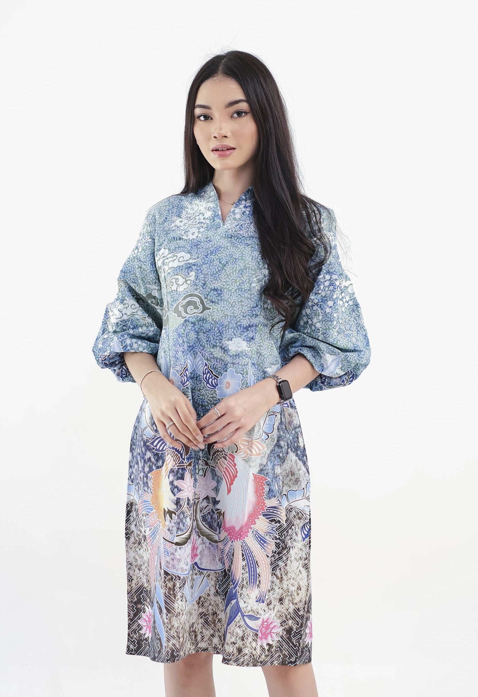 Batik Adyatma Arkanza Tosca Dress Wanita
