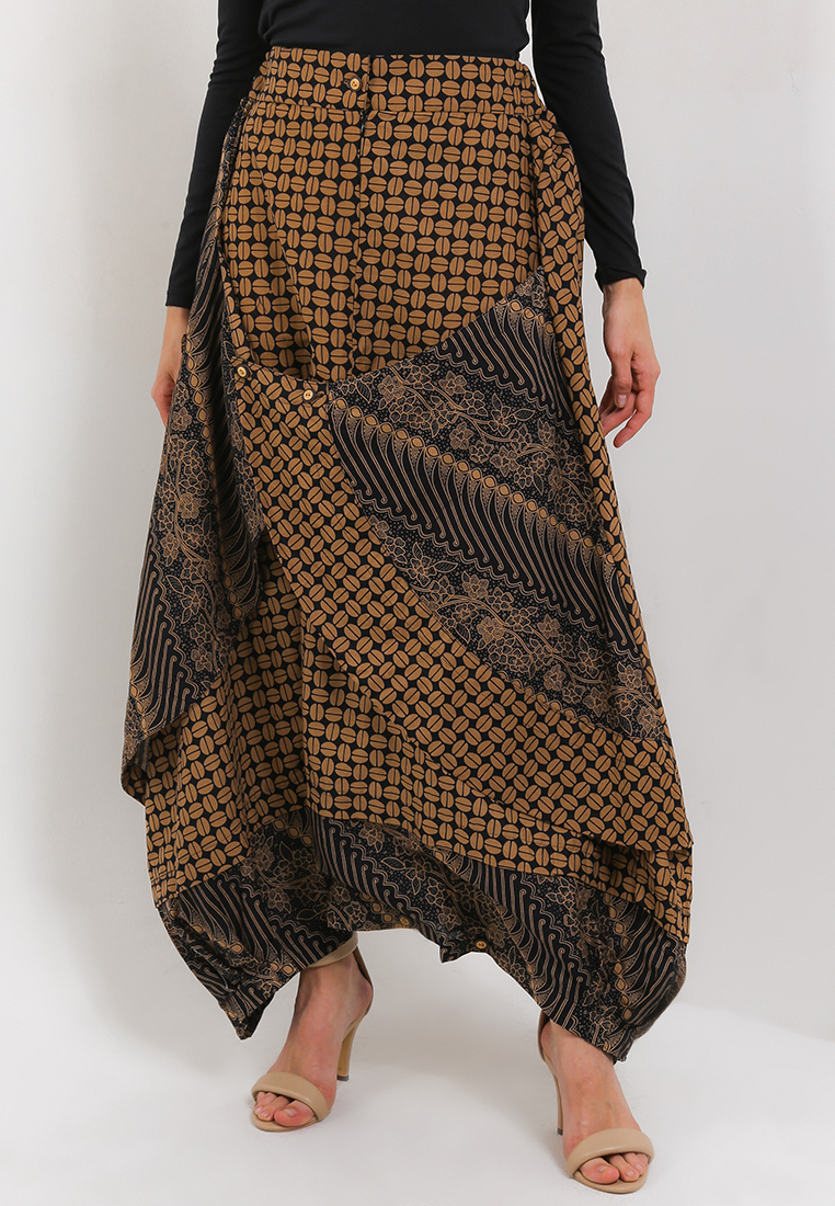 Batik First PantsSkirt Elastic Aladin Cut&Sew