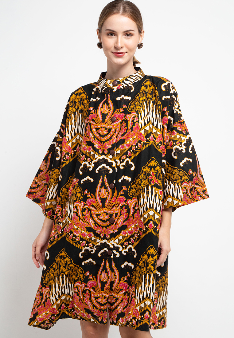 Batik First Dress SemiCoat Korean Style