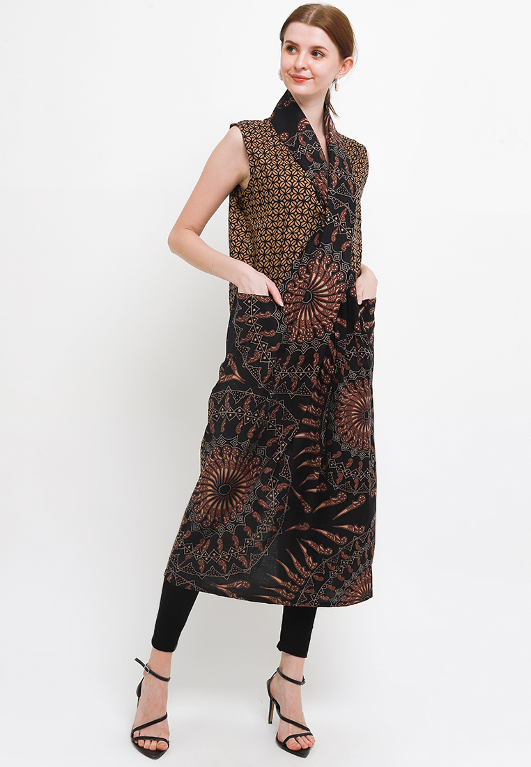 Batik First SET Dress Amanda Cut&Sew+Legging Black