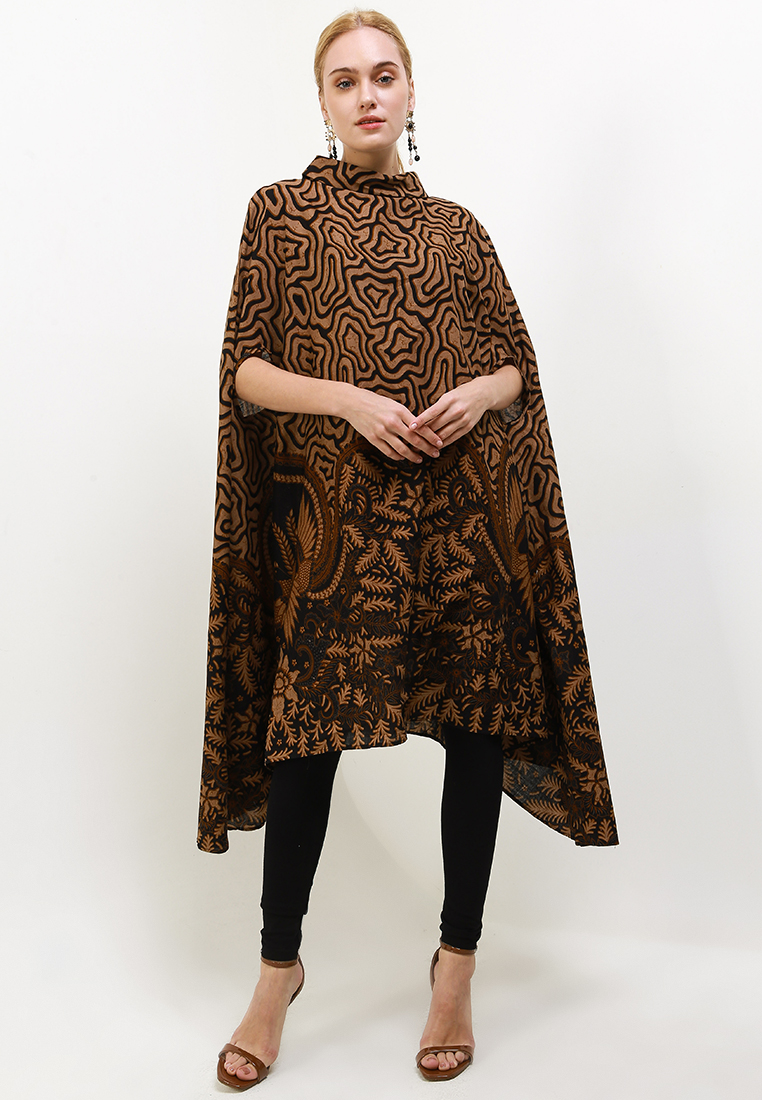 Batik First SET Blouse Panjang Lowo+Legging Black