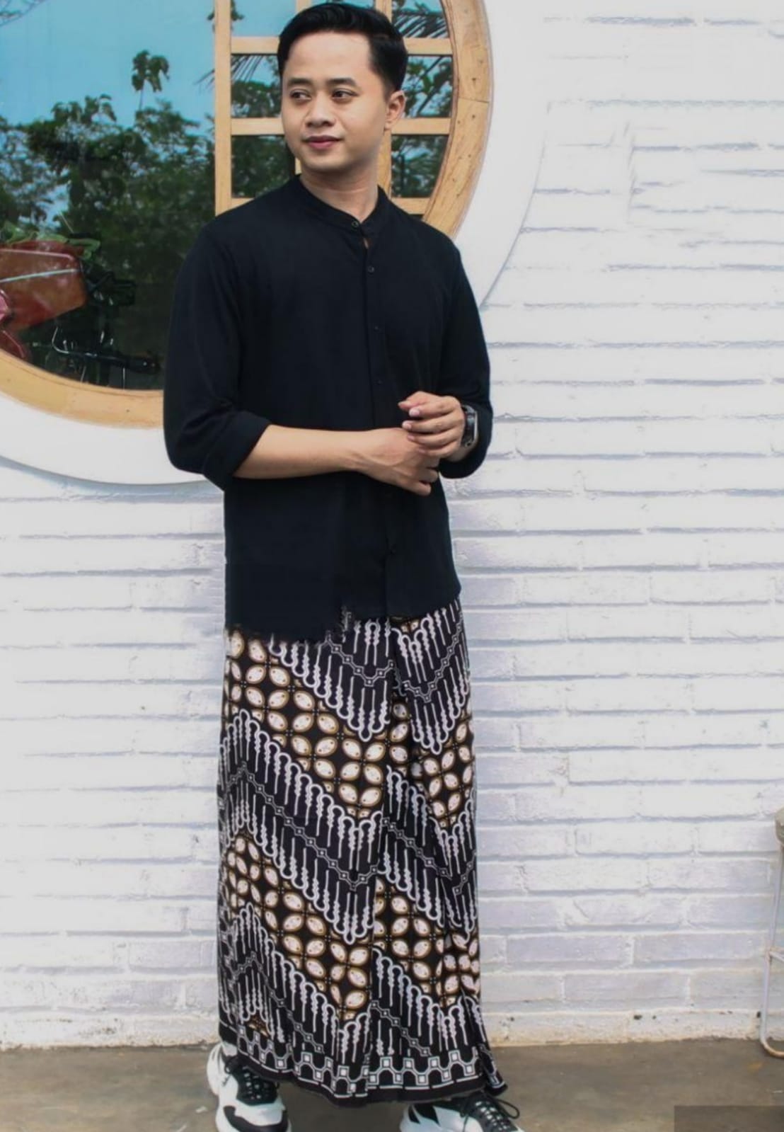 Batik Mayung Sarung Batik Ganarang Hitam Premium MR