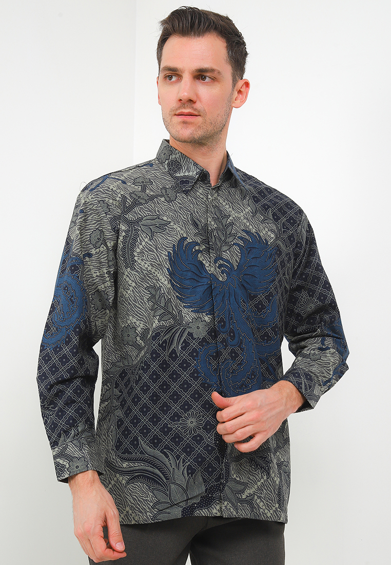 Batik Talenta Exclusive Lengan Panjang Ranjang Blue