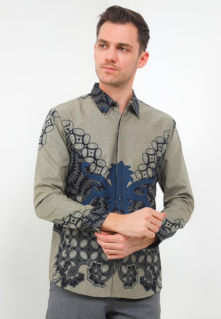 Batik Talenta Exclusive Lengan Panjang Slimfit Cumi Darat
