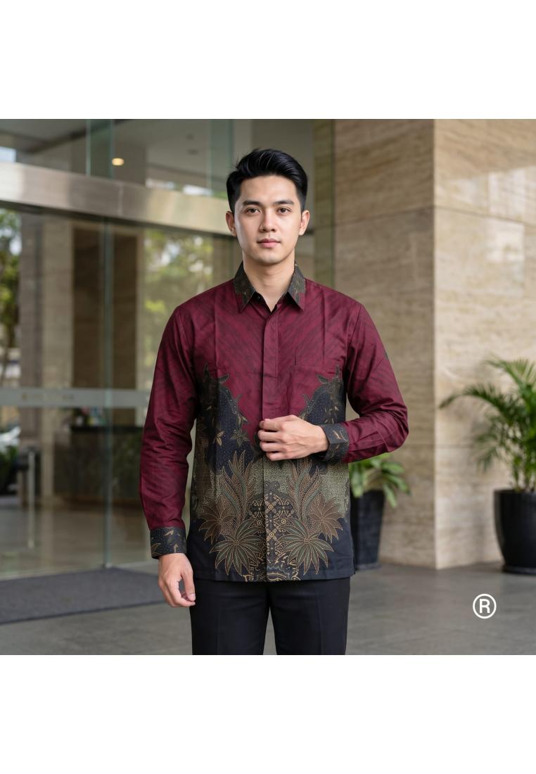 Batik Talenta Exclusive NEW ARRIVAL BATIK PRIA LENGAN PANJANG MODERN JUMBO PREMIUM TERBARU KASUAL BA
