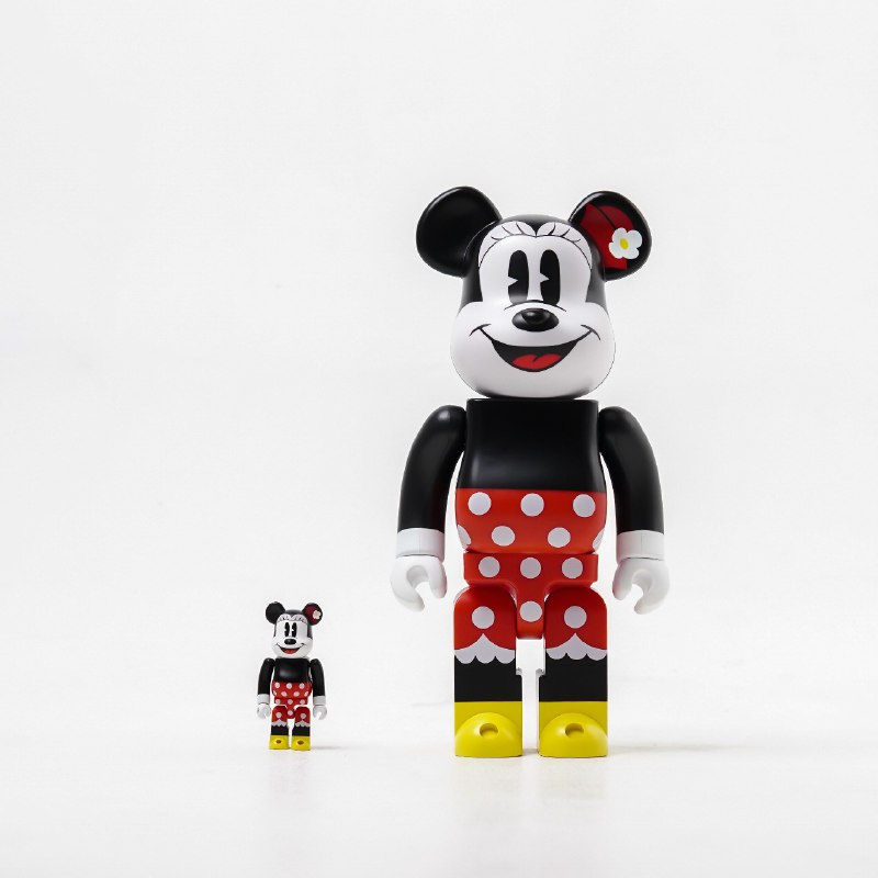 BE@RBRICK BEARBRICK MINNIE MOUSE 400 100 100% ORIGINAL - 400% 100%