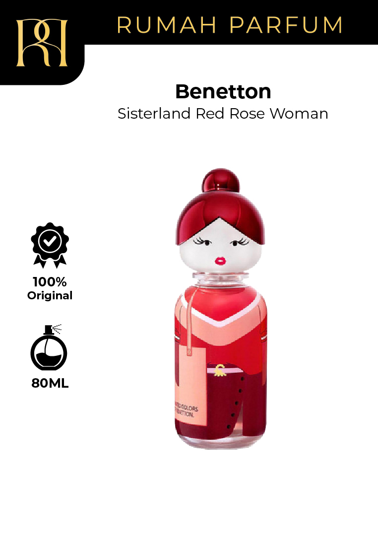 Benetton Sisterland Red Rose Woman 80 ML