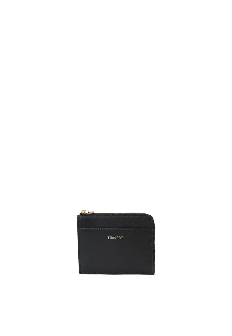 BERACAMY L-Zip Card Pouch - Black